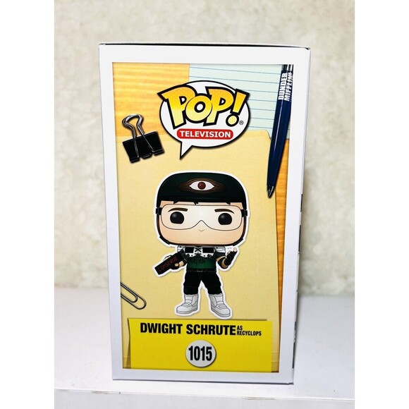 Funko Pop The Office Dwight Schrute as Recyclops #1015 Limited Edition 2020 SDCC - Picture 5 of 7